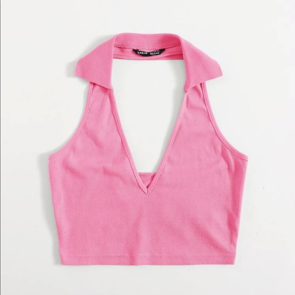 NEW✨ P I N K Crop Top 😍 - Picture 2 of 3